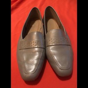 Silver flats/loafers